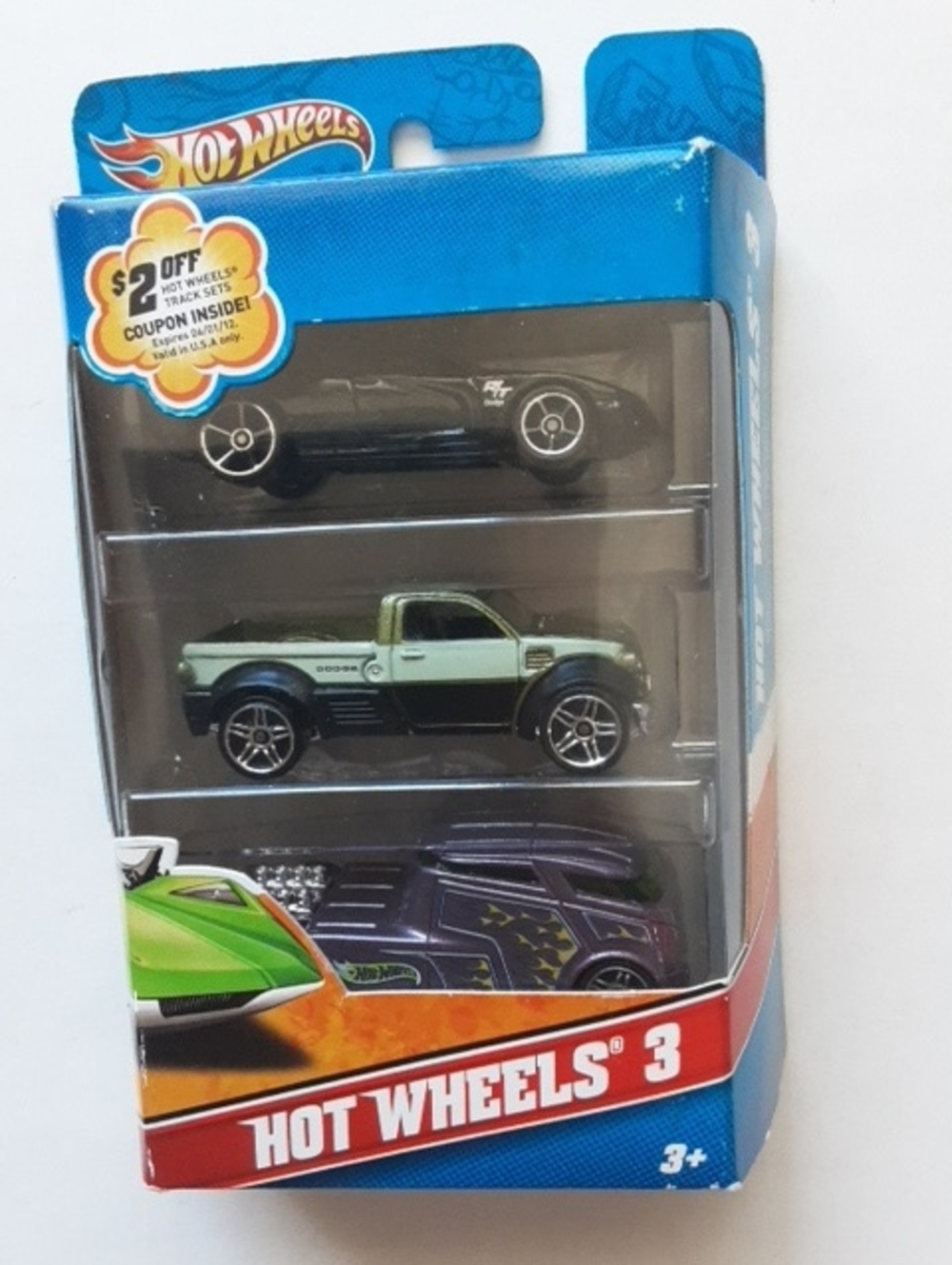 Hot Wheels 3 K5904-C823 New